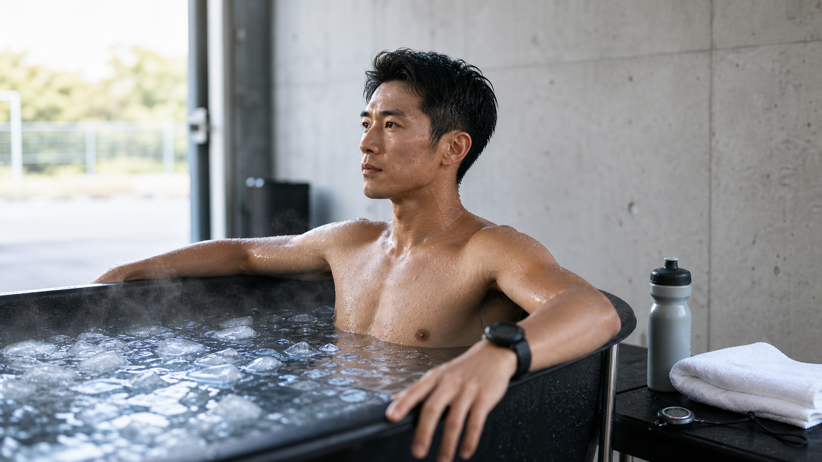 冷水浴恢復:10°C冷浴的持續時間與消炎效益研究