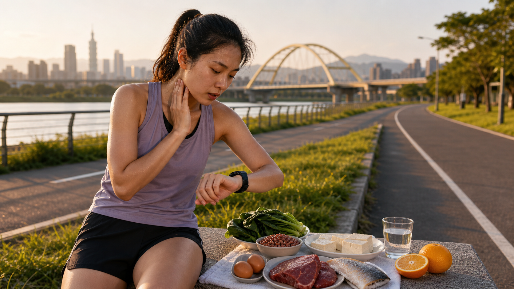 跑者貧血的識別與飲食介入：女性跑者的鐵質管理