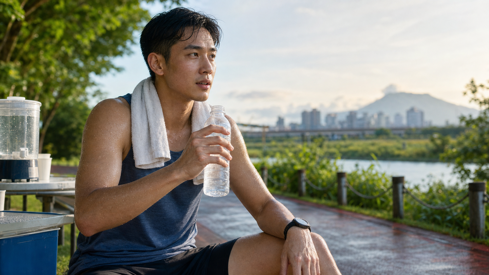 跑者的水合管理:每小時水分流失計算與補充策略