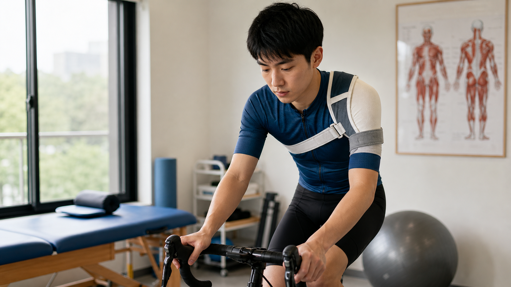 單車骨折後的復健計畫:鎖骨、腕部骨折後的回訓時程