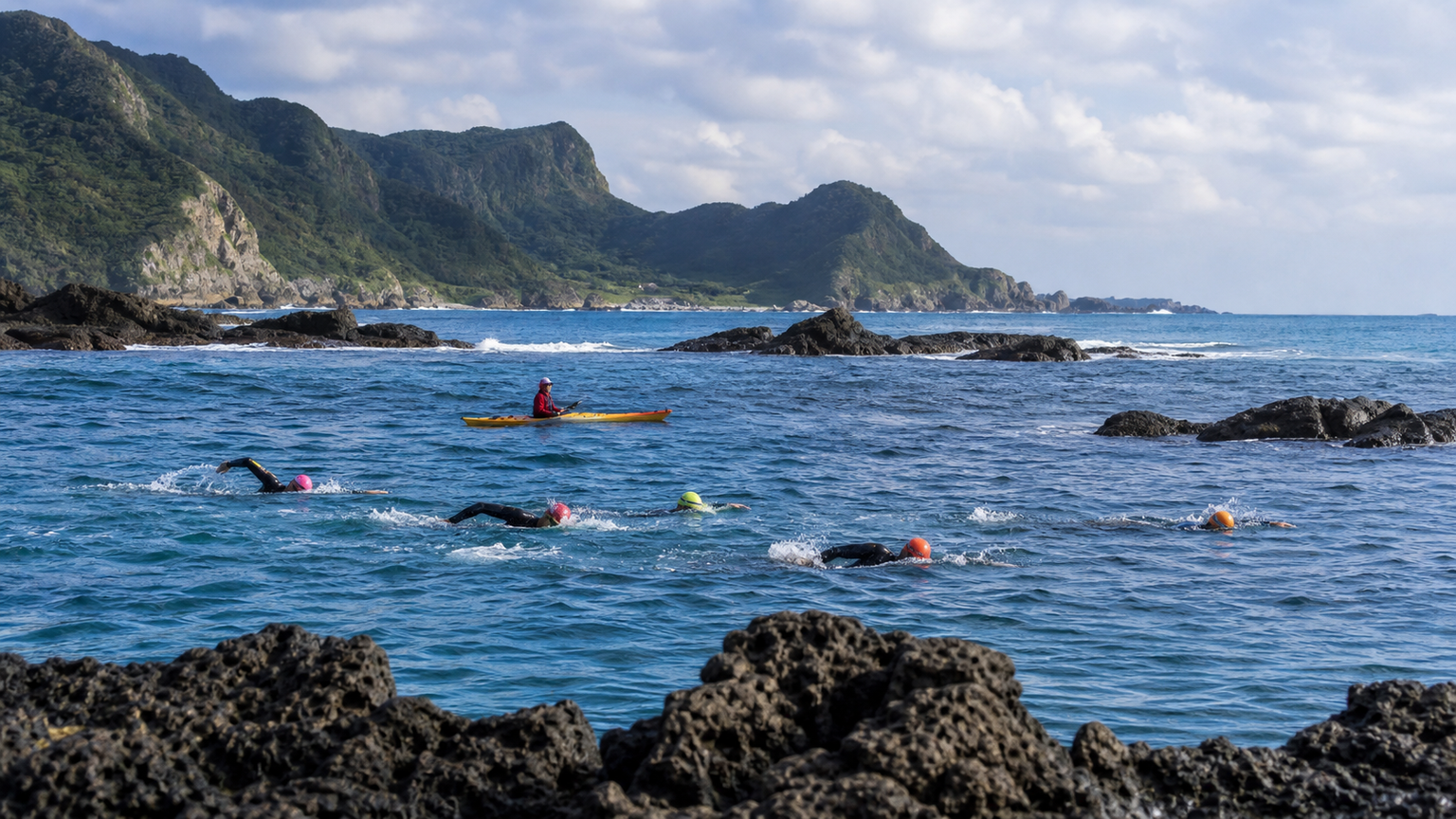 東北角開放水域訓練場景:浪況、水溫與安全規範