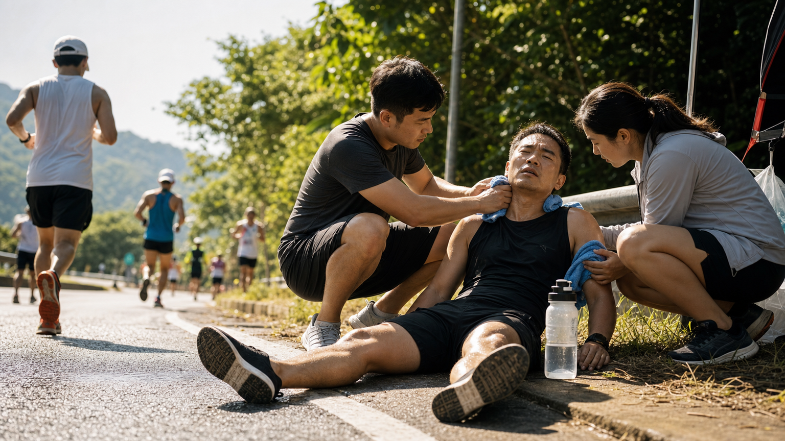 台灣夏季熱傷害:跑者中暑與熱衰竭的應急處置