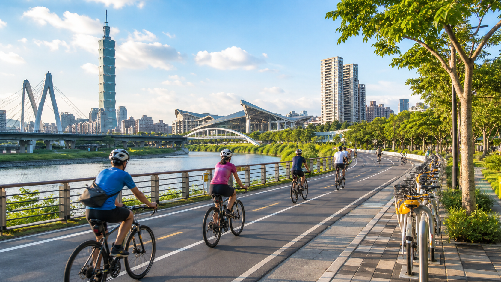 單車友善城市建設：台北、台中、高雄的自行車道比較