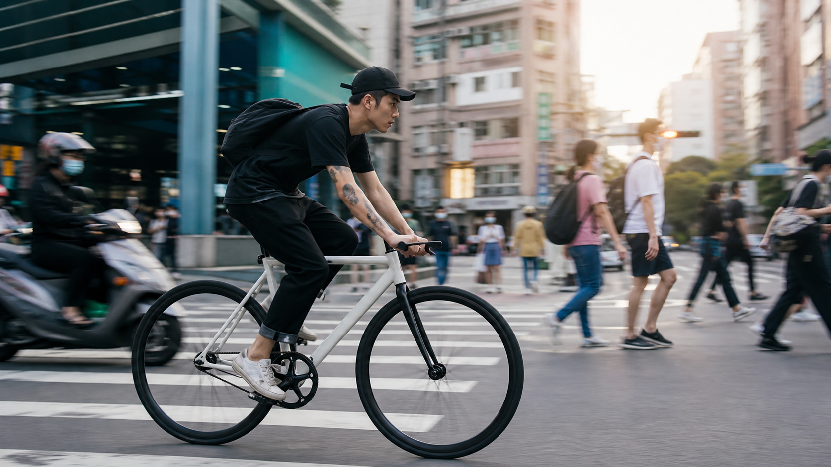 固定齒單車(Fixed Gear)在台灣都市的文化現象