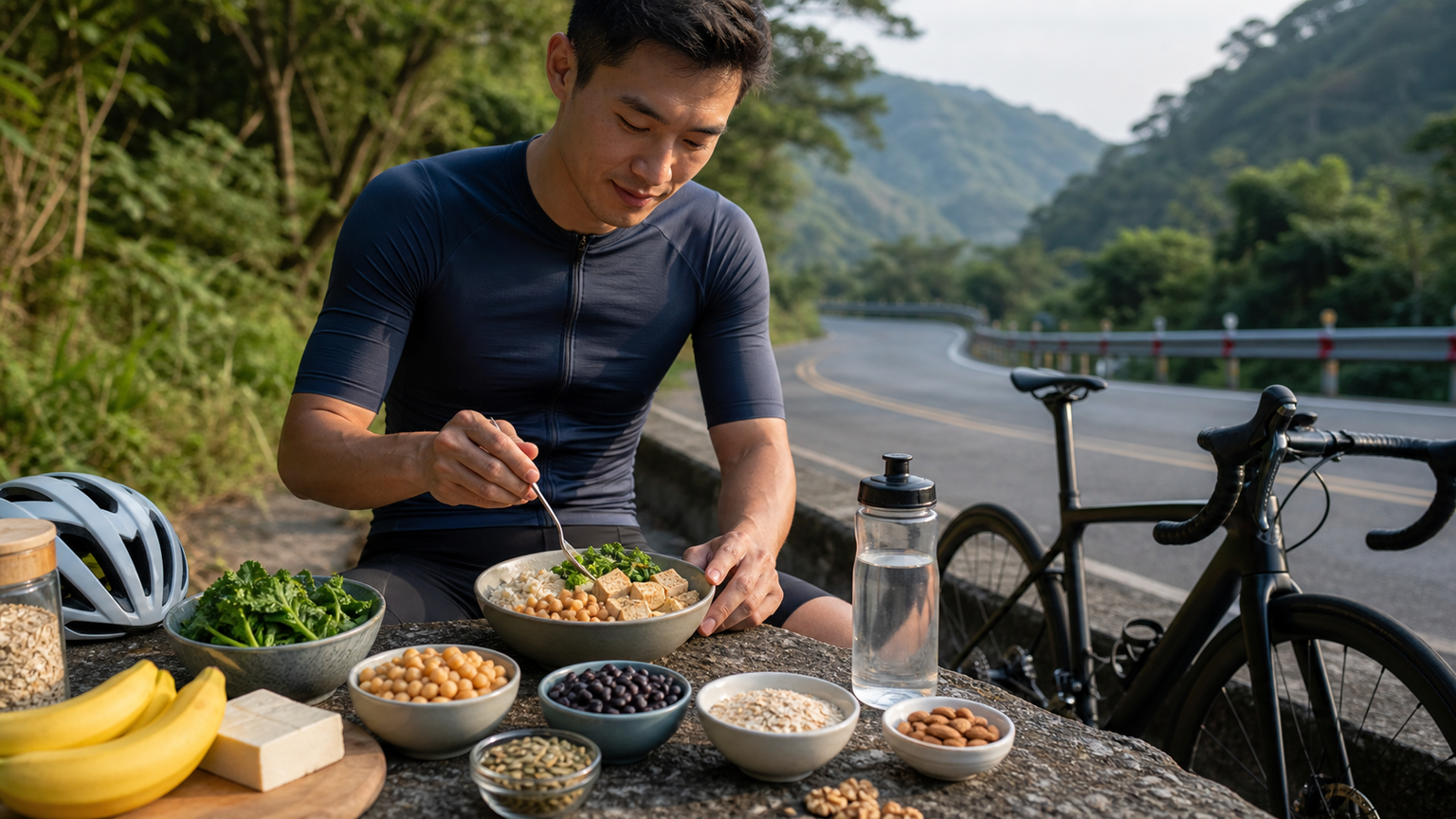 素食自行車手的營養完全指南:植物性飲食也能騎出好成績