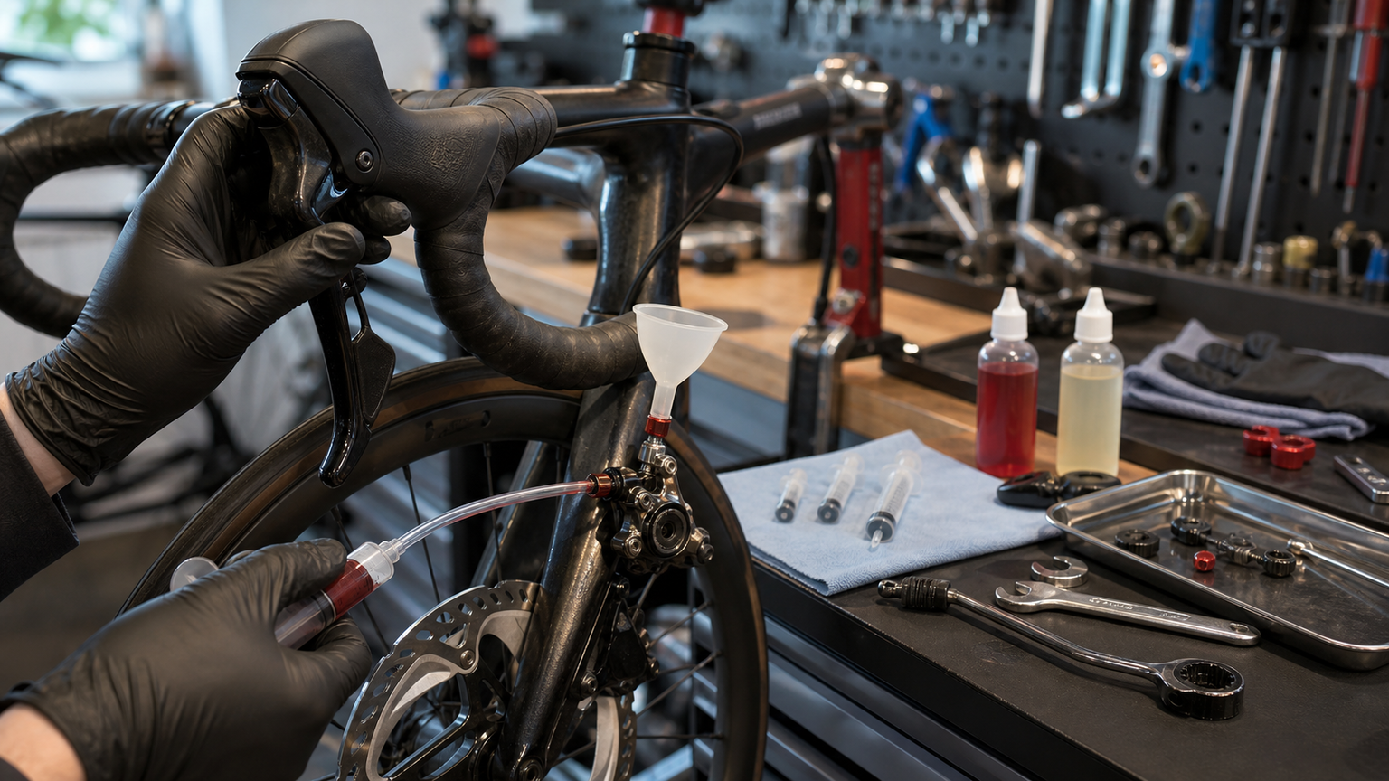 油壓碟煞洩油教學:Shimano 與 SRAM 雙系統完整指南