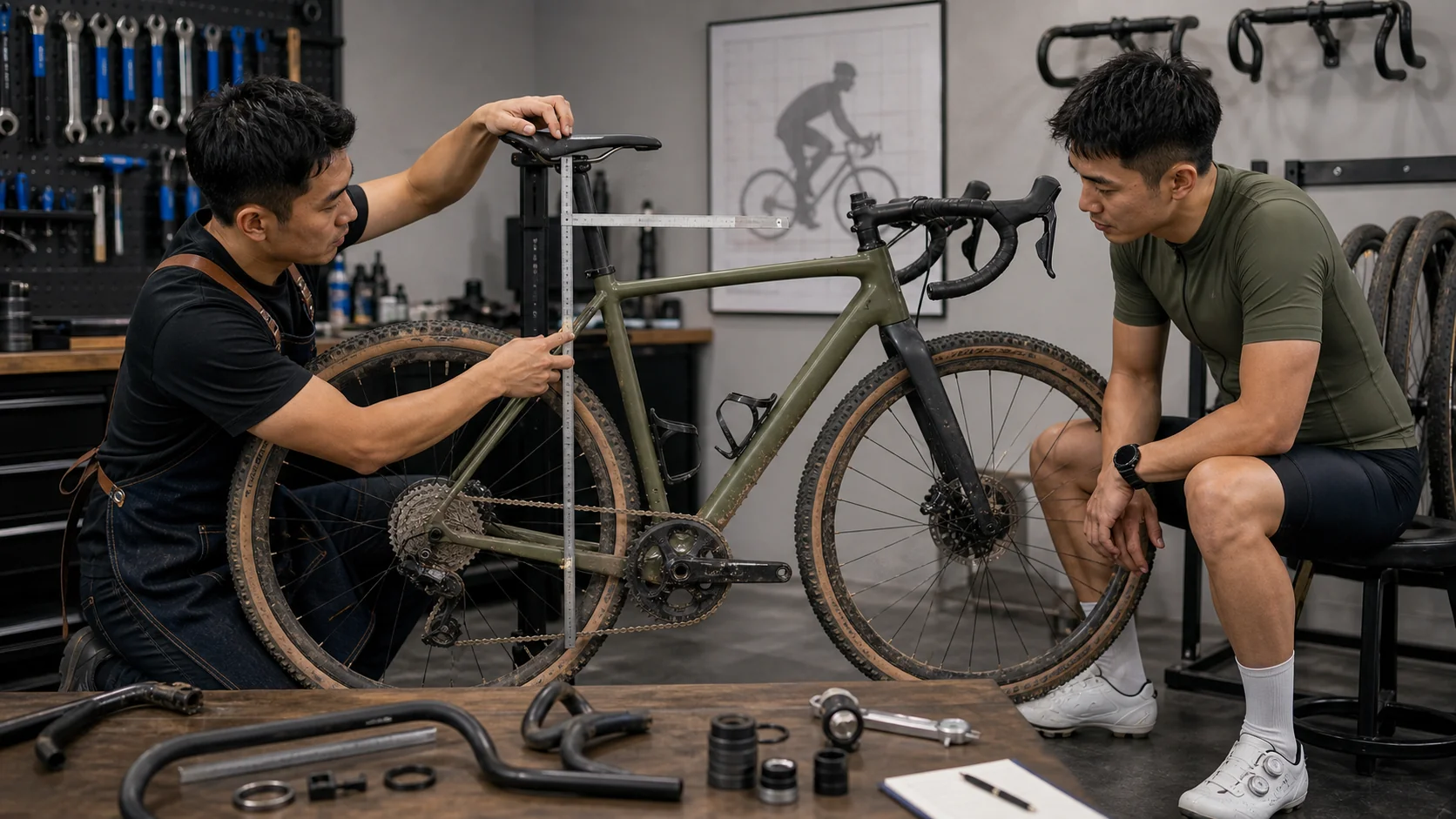 Gravel Bike 車架幾何設定主視覺