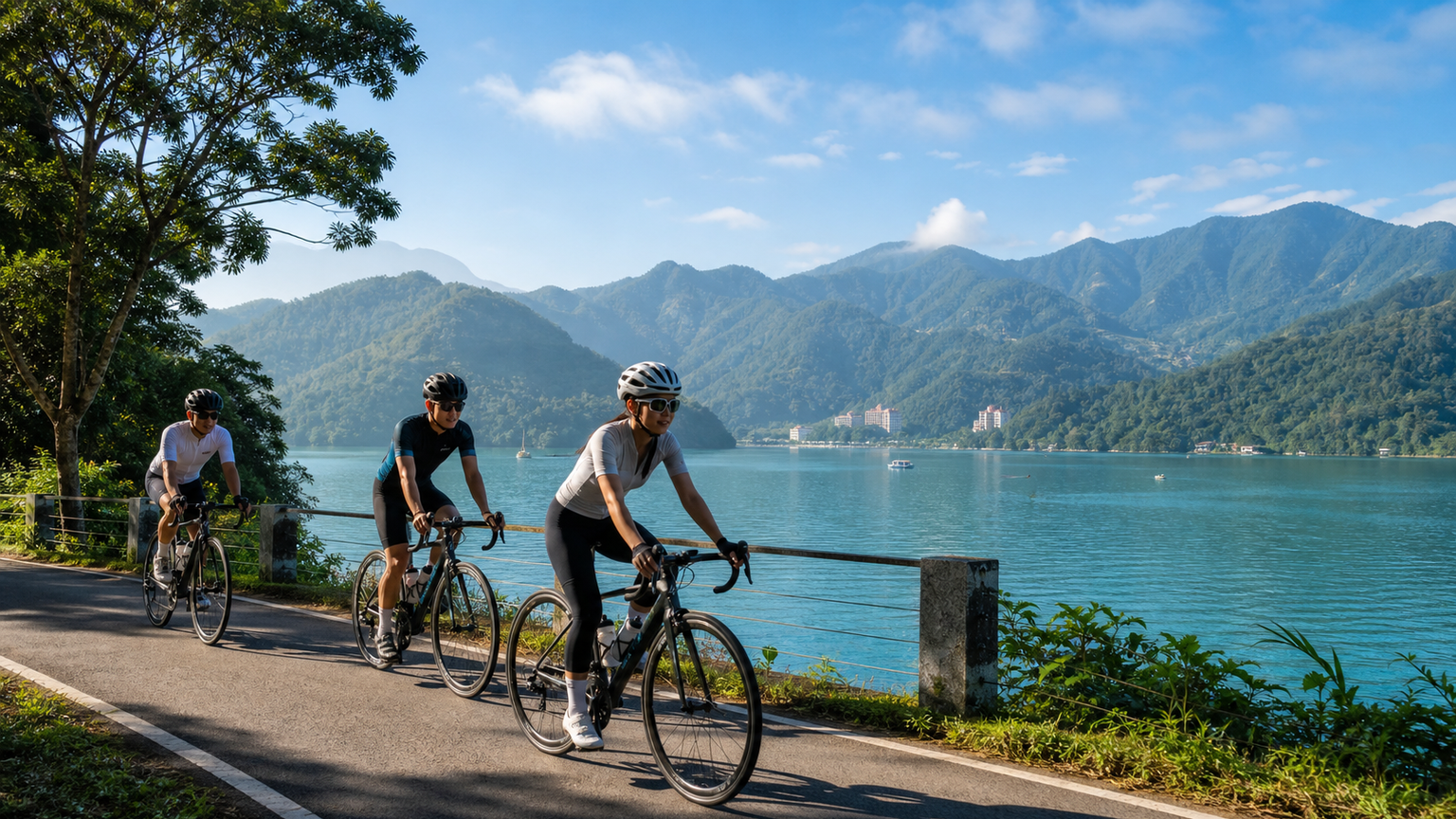 日月潭到埔里經典單車路線:湖光山色間的高原騎行