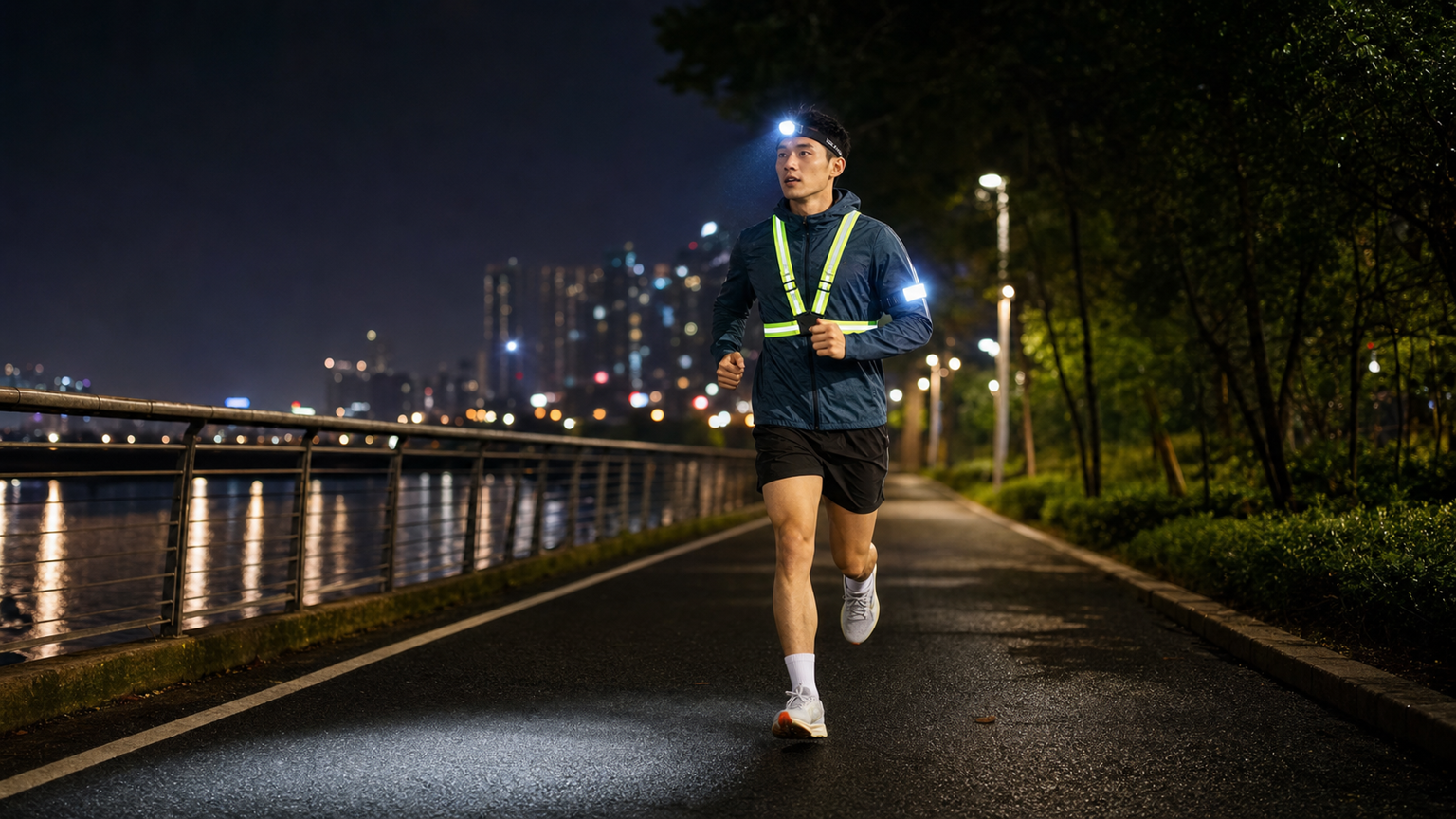 夜跑安全裝備完全指南：反光配件、頭燈選擇與可見度提升策略
